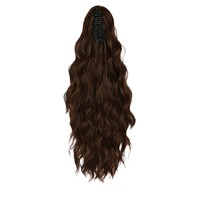 Queue de cheval synthétique longue et ondulée effet vague, avec pince à griffes, résistante à la chaleur, pour femme – Meilleure vente
