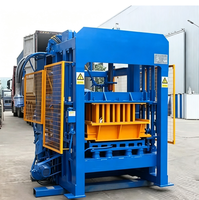 Machine automatique de fabrication de blocs de béton QT4-15, machine hydraulique à briques de ciment, vente chaude pour petites et moyennes usines