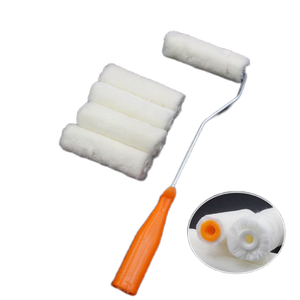 Len Hoặc Sợi Bông Chất Liệu 4 Inch Kích Thước Nhỏ Mô Hình Sơn Con Lăn Bộ Phận Bàn Chải Sơn Con Lăn - Product Image 2