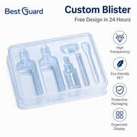 Inserti Personalizzati in PET Riciclabile per Vassoi Blister, Spessore 1mm, per Kit Ombretti Vuoti, Palette Blush, Correttori Compatti