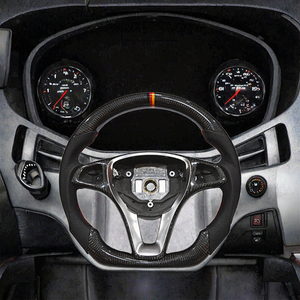 Volante de Fibra de Carbono para Vito Clase V, Kit Interior de Aleación de Aluminio Negro - Product Image 3