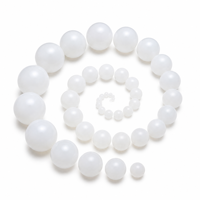 Billes en plastique PP translucide naturel, sphères en polypropylène solide, 3,175 mm, 4,763 mm, 6,35 mm pour usage industriel