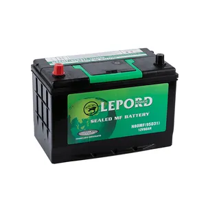 Manufacturer OEM made in China JIS 75ah 80ah 90ah auto lead acid batteries rockman car battery Korean