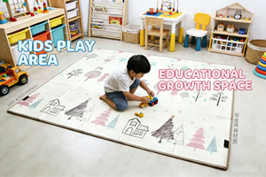 Échantillon gratuit Tapis de sol personnalisé avec logo OEM/ODM Tapis de jeu pliables en XPE <span class=keywords><strong>pour</strong></span> bébés et tout-petits Tapis de jeu en mousse - Product Image 4