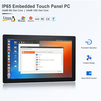 PC industriel TPM 2.0 avec sécurité matérielle, sans ventilateur, étanche, écran tactile capacitif entièrement plat