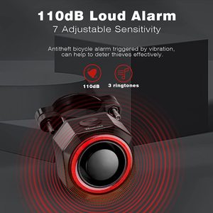 Không thấm nước IP65 <span class=keywords><strong>USB</strong></span> Sạc xe đạp ánh sáng LED Sạc ánh sáng cho xe đạp cảnh báo phanh đuôi ánh sáng xe đạp báo động - Product Image 5