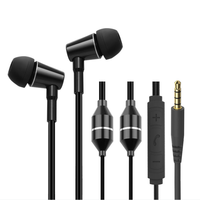 Ibrain FC12-C Earphone Berkabel Pelindung Radiasi EMF IPX2 Headset In-Ear Kontrol Inline Audio Plug