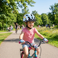 Casque de montagne pour enfants respirant de nouvelle conception, casque de sécurité pour enfants avec visière détachable