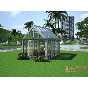 Vuelos de aluminio Sunrooms jardín y <span class=keywords><strong>casa</strong></span> de vidrio tejado clásica diseño especial terraza acristalada - Product Image 1
