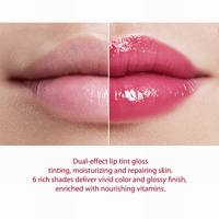 Gloss à lèvres hydratants longue durée, véganes, haute brillance, avec sérum PDRN Peptide, effet teinté, vente en gros