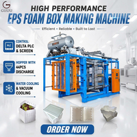 CE EPS Schuimmachinefabriek Automatische EPS Vormgevingsmachine voor de productie van polystyreen schuim vis-/groente-/fruitdozen productielijn