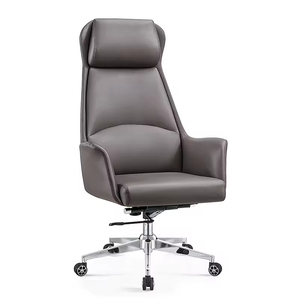 Silla de Oficina Ergonómica de Cuero Sintético Negro de Lujo, Silla Giratoria Ejecutiva, Muebles de Oficina para el Hogar, Silla de Escritorio - Product Image 4