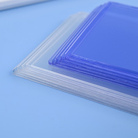 Porte-cartes de visite personnalisé en PVC 35PT, protège-cartes multi-impression 3x4, épaisseur 35mm pour cartes de visite