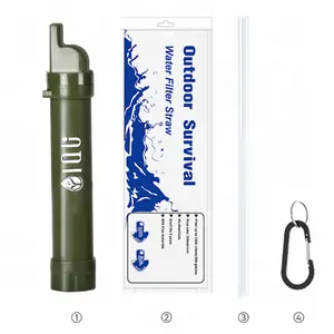 Wholesale Portable Practical Outdoor Water Purifier for Survival Water Filter Purifier Straw