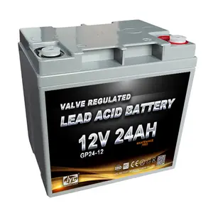 免维护密封深循环电池 12v 24ah 铅酸电池