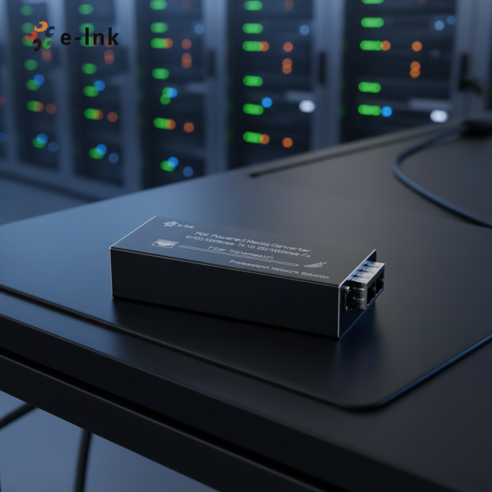 Micro Type 10/100/1000Base-Tx to 100/1000Base-Fx Ethernet Media Converter