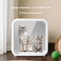 Séchoir automatique intelligent et silencieux pour chiens et chats avec protection contre la surchauffe, écologique, 220V, boîte de séchage pour animaux de compagnie avec contrôle de la température pour cage