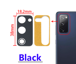 Lentille en verre de la caméra arrière pour <span class=keywords><strong>Samsung</strong></span> S8 S9 Plus S10e <span class=keywords><strong>S10</strong></span> s20 S20 Ultra S20 plus S20 fe Lentille en verre de la caméra - Product Image 5