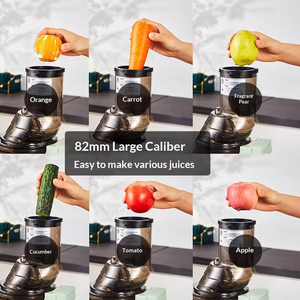 Exprimidor Comercial Silencioso de Acero Inoxidable con Función de Separación de Residuos y Función de Fritura de Frutas, Exprimidor Eléctrico Portátil para el Hogar de 1.5L - Product Image 3