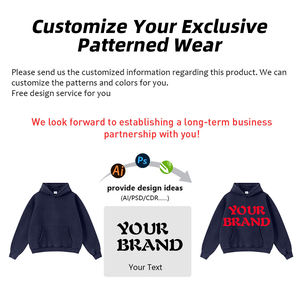 Sudadera con Capucha de Felpa de 400GSM, Estilo Vintage Lavado, Corte Amplio y Recto, Holgada e Informal para Hombre - Product Image 4