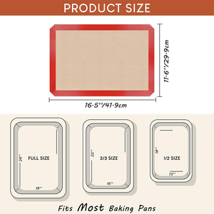 Heat Resistant Non Stick <b>Baking</b> Mat Bpa Free Food Grade <b>Silicone</b> Mat for <b>Baking</b> - Product Image 3
