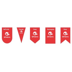 2024 Professional Factory <strong>Custom</strong> 100% Polyester Felt <strong>Pennant</strong> <strong>String</strong> Flags Digital Printing Automotive Advertising Bunting Flag