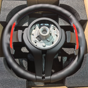 Volante de Cuero para Automóvil en Oferta para <span class=keywords><strong>BMW</strong></span> F02 F20 F21 F22 F23 E90 <span class=keywords><strong>328i</strong></span> <span class=keywords><strong>F10</strong></span> F30 E92 E87 E92 M3 X5 E70 X6 E71 E82 F11 F01 - Product Image 6