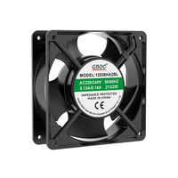 Ventilateur axial GBOC 4,72 pouces 12038 AC220/240V 50/60Hz à double roulement à billes, en cuivre pur, haute vitesse, faible bruit, ventilateur industriel OEM ODM