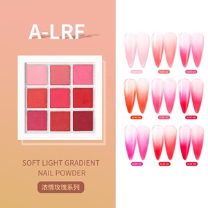 9 Màu Sắc Rắn Bột Móng Tay Nghệ Thuật Gradient Sắc Tố Thiết Lập Ombre Làm Móng Tay Trang Trí Bột Móng Tay Nghệ Thuật UV Gel Đánh Bóng <span class=keywords><strong>Chrome</strong></span> - Product Image 5