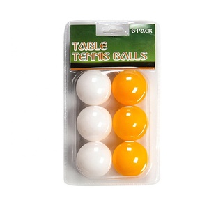 Konford Custom 12 PCs 6PCs Blister Pack Plástico Tenis de mesa OEM Impreso Logo Venta al por mayor <span class=keywords><strong>Pingpong</strong></span> con tarjeta de color Pelotas de ping-pong - Product Image 6
