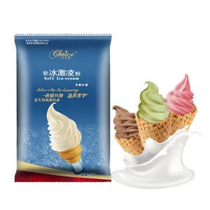 Kızarmış dondurma ön karıştırıcı vanilya tozu gelato dondurma tozu fiyatı
