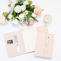 Carnet en PU personnalisé avec stylo, ensemble cadeau, agenda personnalisé, journal A5