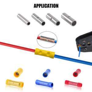 Conectores de Cobre Desnudo para Cables de 1-5 AWG, 220 Piezas, Tipo BN, Diseño de Barrera, Kit de Terminales - Product Image 5