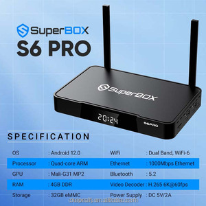 Ban đầu bán buôn siêu hộp s6pro thông minh TV BOX ANDROID Hộp đa chức năng streaming media <span class=keywords><strong>player</strong></span> - Product Image 3