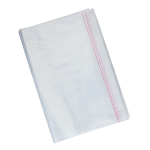 Sacs auto-adhésifs transparents en plastique pour vêtements, sacs de rangement rectangulaires anti-poussière pour placard, organisateur d'emballage général - Product Image 1