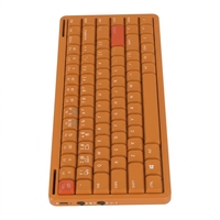 Clavier mécanique sans fil 2,4 GHz à profil bas en alliage d'aluminium 84 touches avec rétroéclairage LED, interrupteurs Kailh, combo BT/USB, nouveau clavier triple