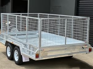 <span class=keywords><strong>Remorque</strong></span> à essieu tandem galvanisée 12x6 avec freins, capacité de charge de 2000 kg, transport de marchandises lourd pour la construction, l'agriculture et la logistique - Product Image 3