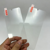 Protection d'écran en verre trempé HD transparent moyen en aluminium, lot de 10 avec kit d'installation complet pour tous les téléphones mobiles