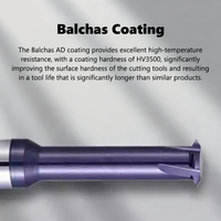 Pabrik HRC75 gigi tunggal benang dapat diganti keras paduan Titanium baja tahan karat pengolahan bahan CNC mesin Penggilingan Cutter