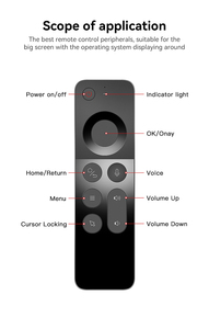 Al por mayor: Mini teclados inalámbricos W3 Air Mouse con aprendizaje IR, control remoto inteligente por voz 2.4G, Air Mouse W3 árabe <span class=keywords><strong>para</strong></span> teléfono móvil - Product Image 5