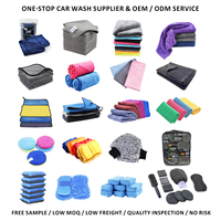 Serviettes de lavage en microfibre en gros pour voiture, torchons en tissu éponge pour cuisine, vitres et ménage, serviettes de nettoyage en microfibre pour le nettoyage automobile