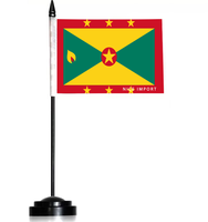 Drapeaux de bureau Chuuk, petits drapeaux de table miniatures avec mât noir, décoration pour la maison et le bureau, célébrations festives