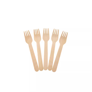 Fourchette en bois jetable <span class=keywords><strong>de</strong></span> qualité A pour salade à emporter <span class=keywords><strong>de</strong></span> nourriture occidentale <span class=keywords><strong>Dessert</strong></span> <span class=keywords><strong>de</strong></span> gâteau aux fruits - Product Image 3