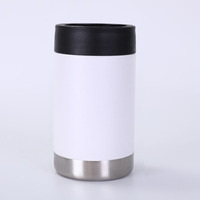 Logo personnalisé 12oz 14oz 16oz métal isolé à double paroi en acier inoxydable canette de bière tasse bouteille boisson gobelet support peut refroidisseur