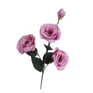 Fleurs artificielles en soie Jinxi Lisianthus, haute simulation, pour décoration de mariage, maison et accessoires de photographie extérieure - Product Image 5