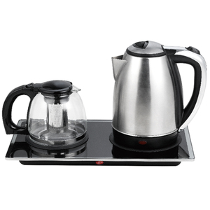 OEM Custom 3L Electronic Home Appliances Boil Dry <b>Kettle</b> With Glass Tea Pot Set OEM Custom 3L OEM Custom 3L Electr - Product Image 1