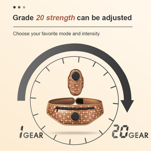 DOMAS cintura Fitness masajeadores APP Control ajustable envoltura vibratoria batido eléctrico cuerpo grasa quema adelgazamiento cinturón - Product Image 4