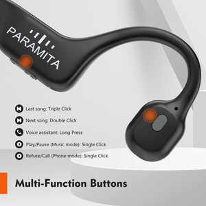 หูฟังไร้สายแบบ Bone Conduction รุ่น BT6.0 สำหรับวิ่ง ปั่นจักรยาน ออกกำลังกาย กันน้ำ IPX5  แบบ Open Ear พร้อมโลโก้สั่งทำพิเศษ - Product Image 5