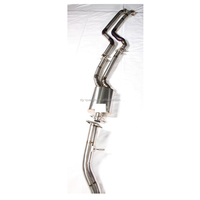Tuyau d'échappement intermédiaire Kaze en acier inoxydable et alliage de titane, soudé à l'arc argon, 1M E82, silencieux Catback, épaisseur 1mm, certifié 5S, 100% personnalisé
