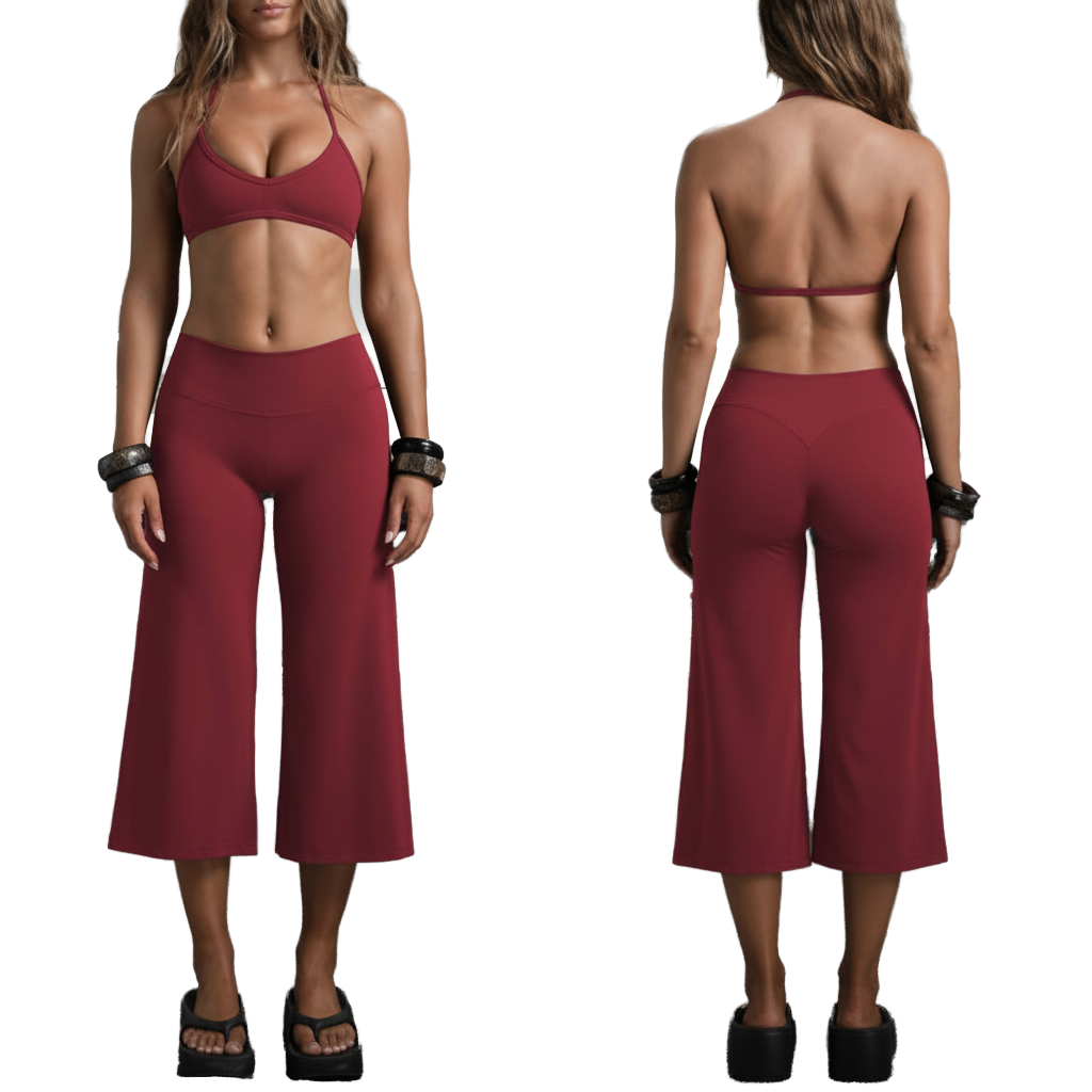 Women’s Solid Seamless 2 Piece Yoga Set Quick Dry Shockproof Strappy Sports Bra and High Waist Butt Lift Leggings Gym Activewear